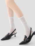Minimalist Pearl Crew Socks - DippedShop Wholesale - #2819