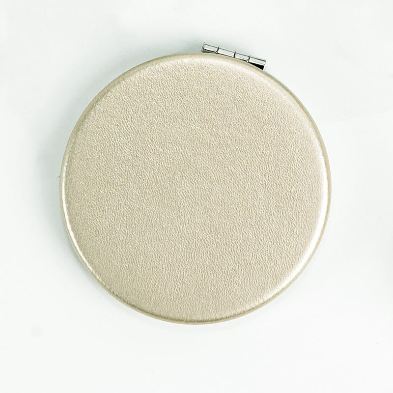 Mini Foldable PU Leather Mirror - DippedShop Wholesale - #0915