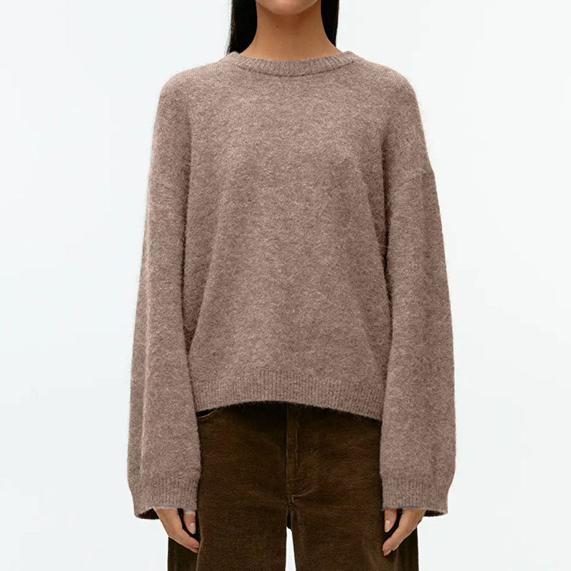 Fall Crew Neck Casual Thicken Warm Sweater DP25G954