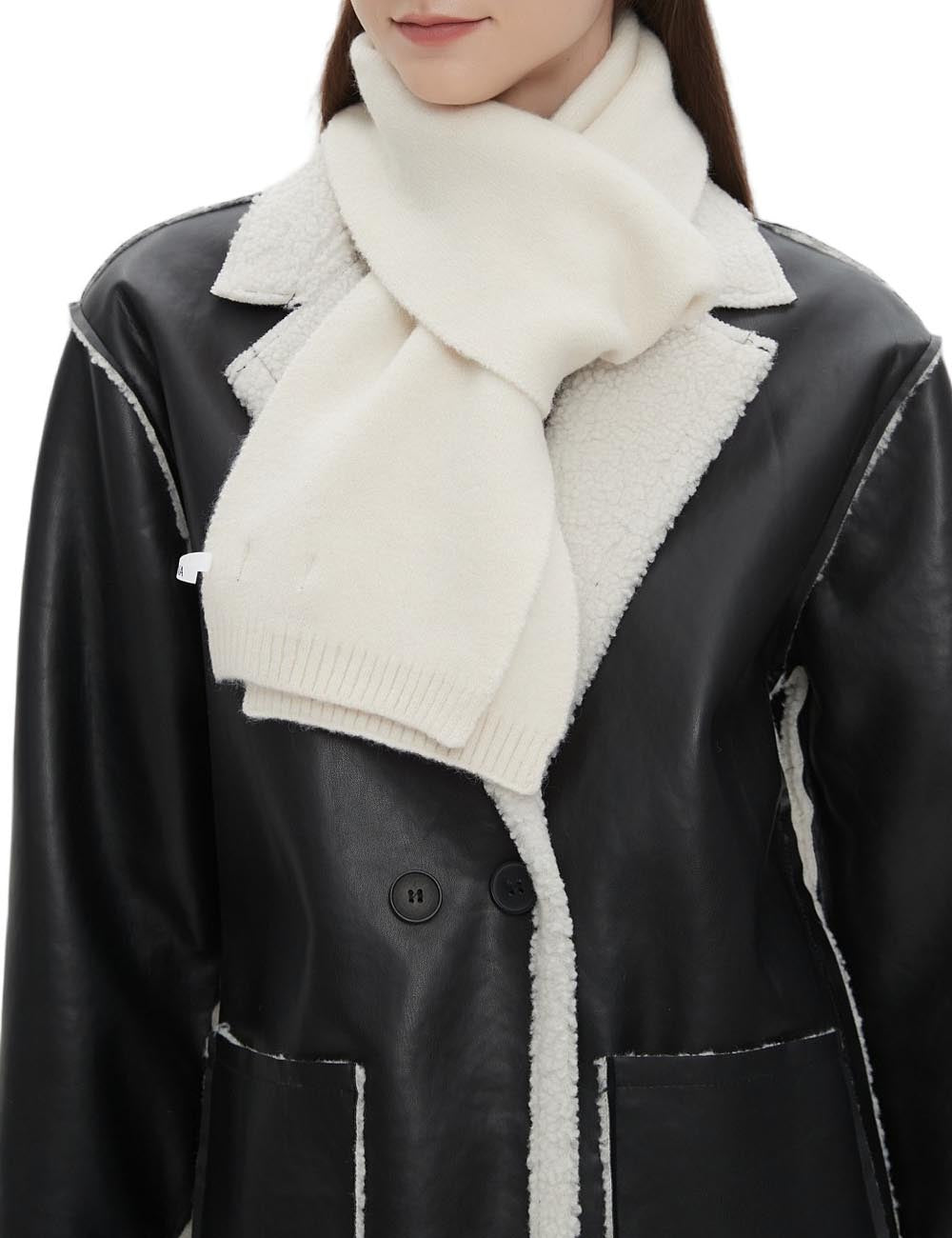 Simple Winter Solid Color Knit Scarf DP25G585