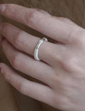 Minimalist Silver Filigree Ring - DippedShop Wholesale - #1395