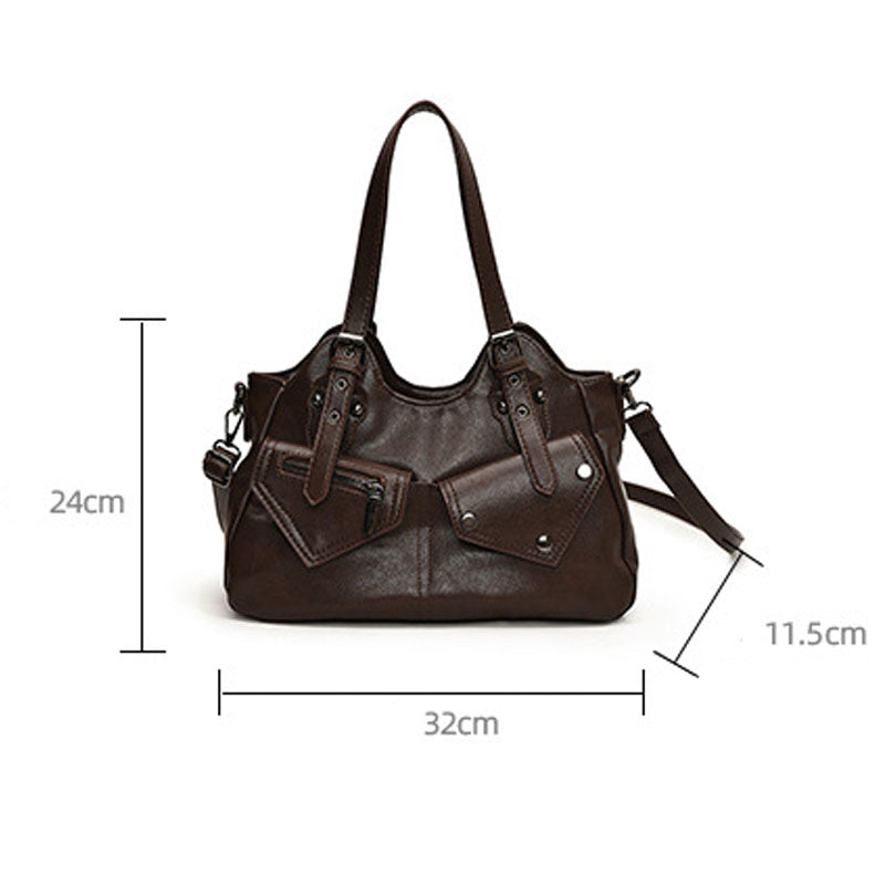 Retro Studded Shoulder Bag - DippedShop Wholesale - #7667