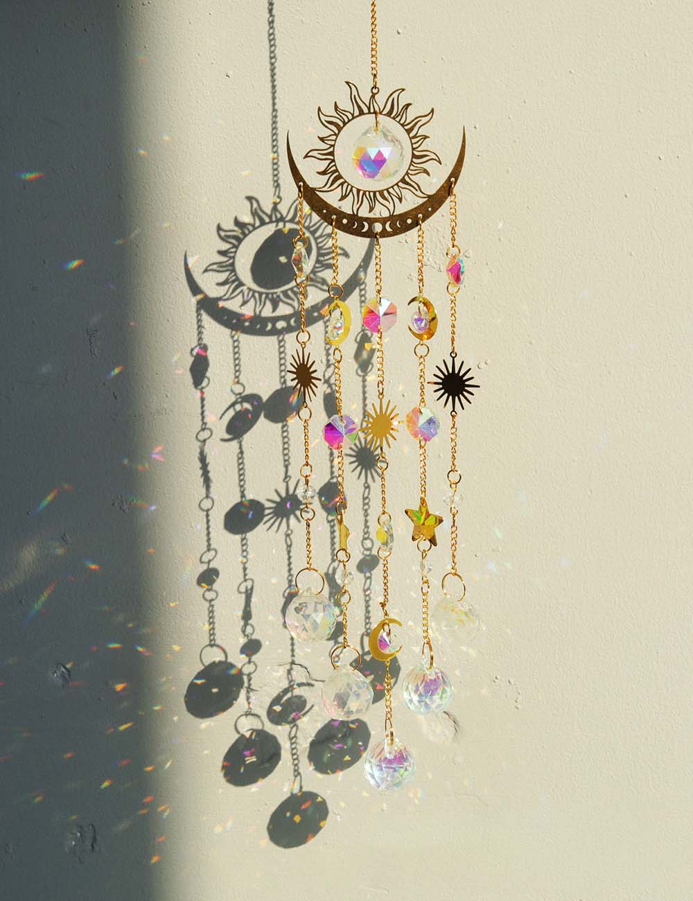 Vintage Gold Crystal Pendant - DippedShop Wholesale - #8915