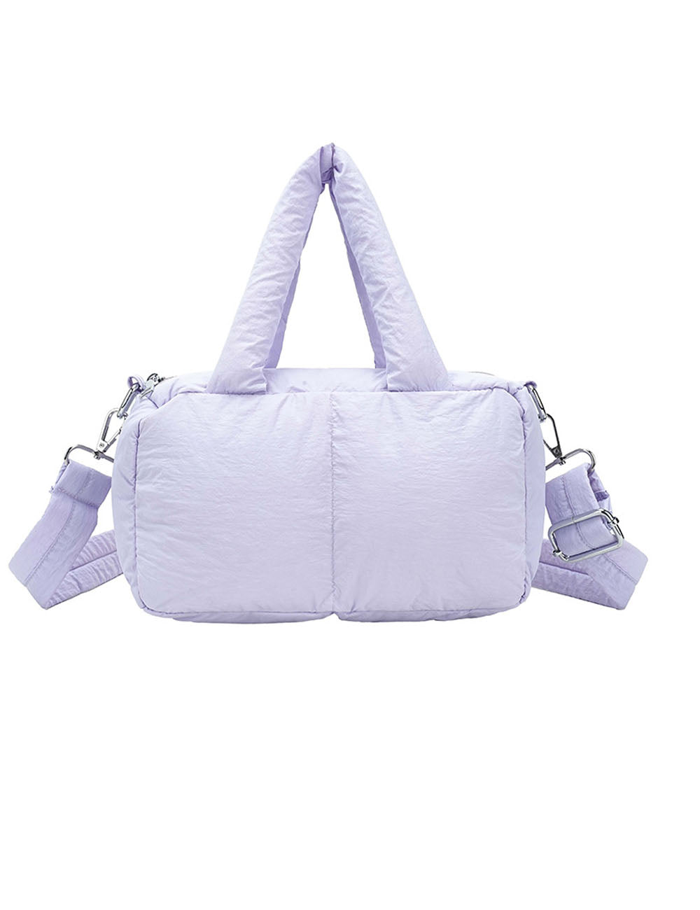 Trendy Puffer Top Handle Tote Shoulder Bag DP25G653