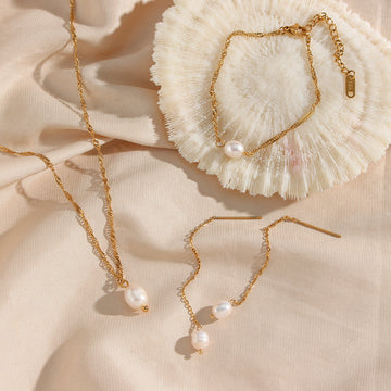 2+ Simple Pearl Elegant Neckalces DPJN2919