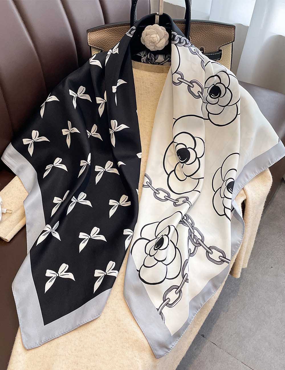 Vintage Floral Shawl Scarf - DippedShop Wholesale - #3203