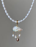 Baroque Pearl Tassel Choker - DippedShop Wholesale - #9475