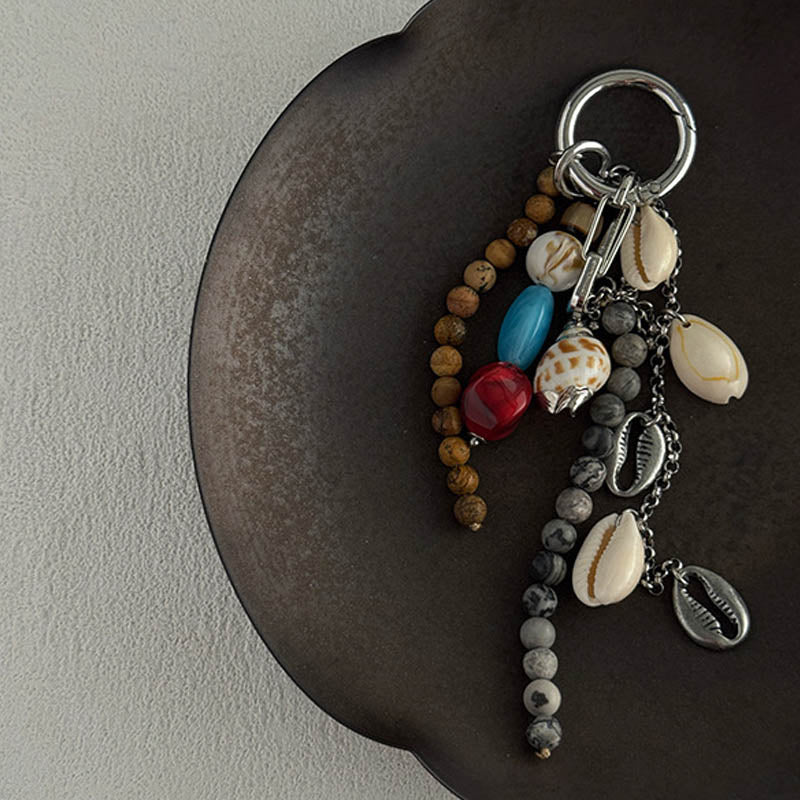 Beach Beaded Tassel Charm - DippedShop Wholesale - #8979