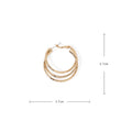 Minimalist Gold Hoop Earrings - DippedShop Wholesale - #8387