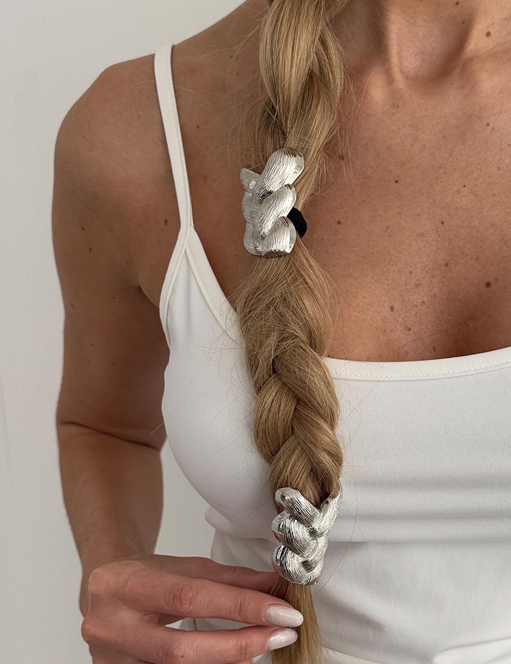 Chunky Braided Hair Tie - DippedShop Wholesale - #9843