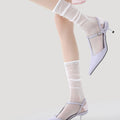Minimalist Pearl Crew Socks - DippedShop Wholesale - #0051