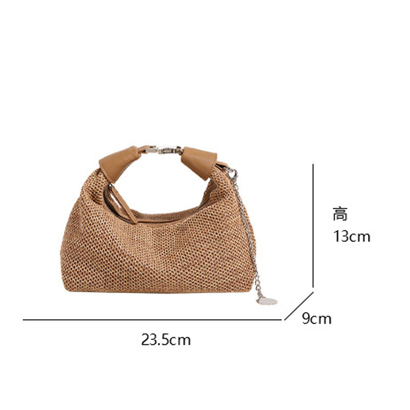 Straw Woven Crossbody Bag - DippedShop Wholesale - #9667