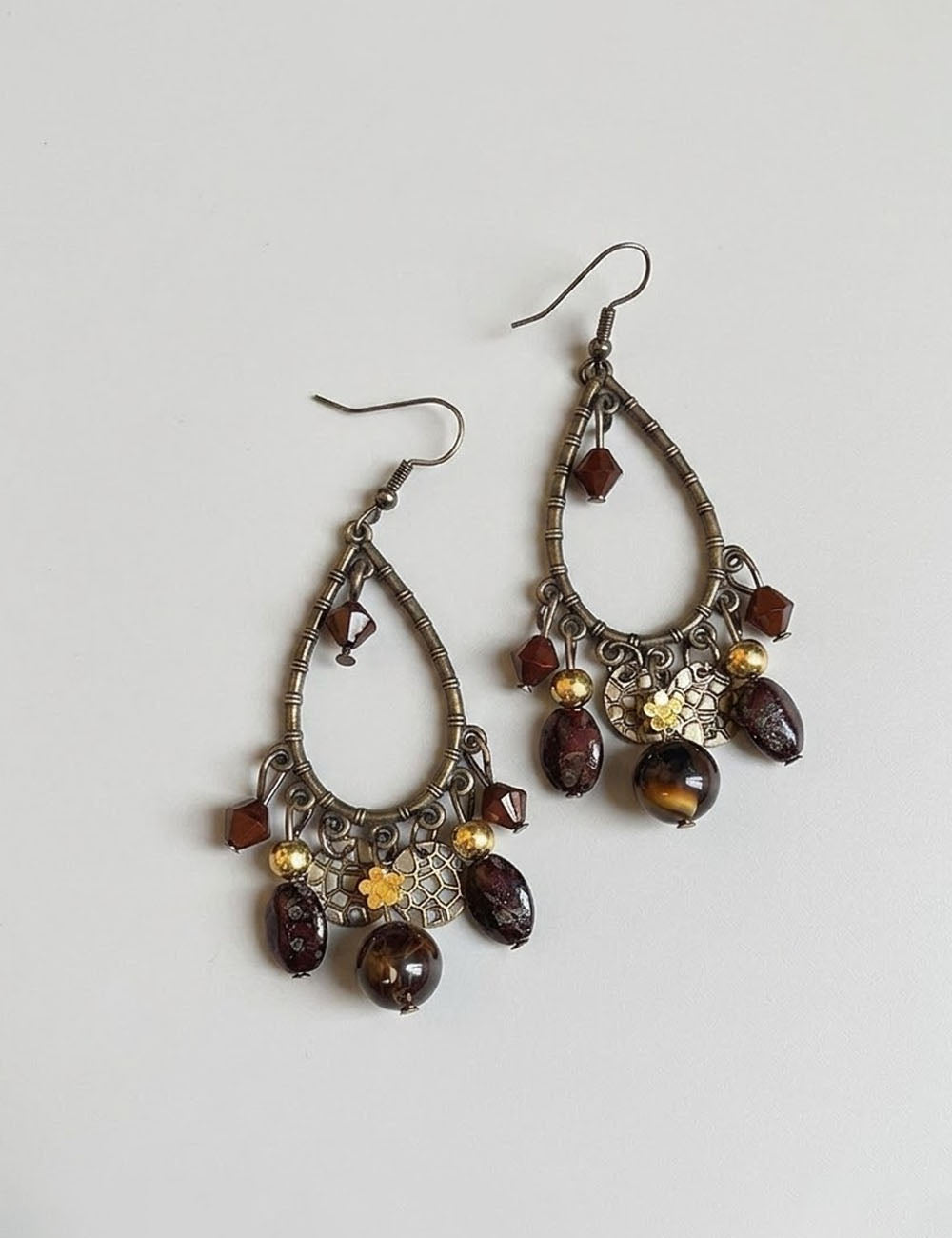 Boho Beaded Tassel Dangle Earrings - DippedShop Wholesale - #0451
