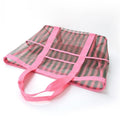 Striped Beach Multi-Functional Mesh Storage Bag 8BW6BOB87T
