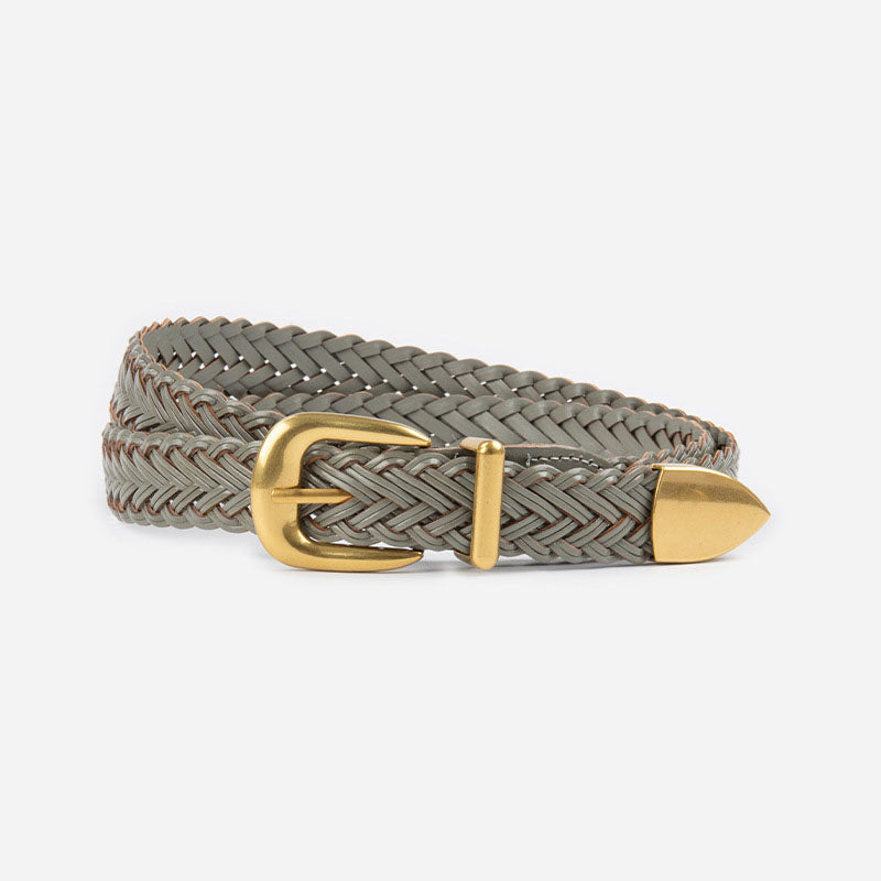 Casual Braid Woven Leather Ski - DippedShop Wholesale - #3459