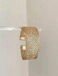Vintage Gold Plated Hollow Wid - DippedShop Wholesale - #2851