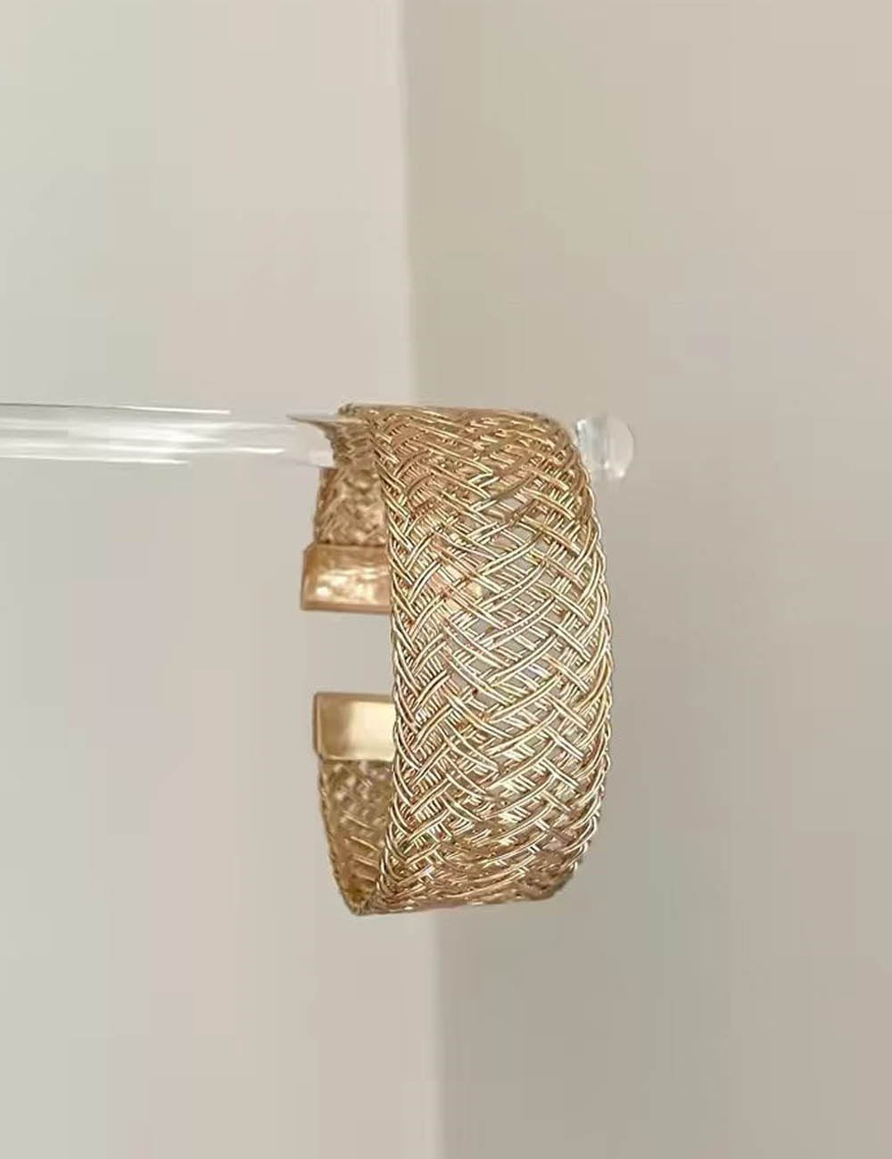 Vintage Gold Plated Hollow Wid - DippedShop Wholesale - #2851