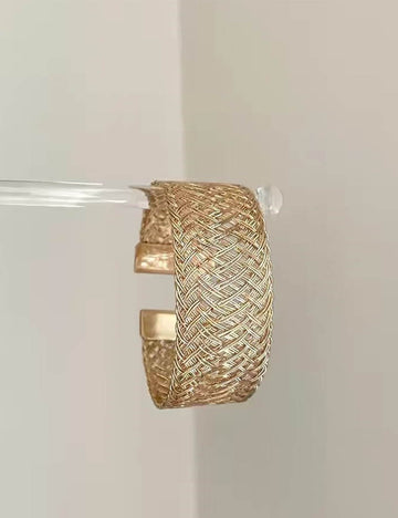 Vintage Gold Plated Hollow Wid - DippedShop Wholesale - #2851