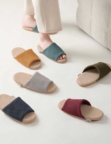 Soft Mesh Breathable Slippers - DippedShop Wholesale - #5411