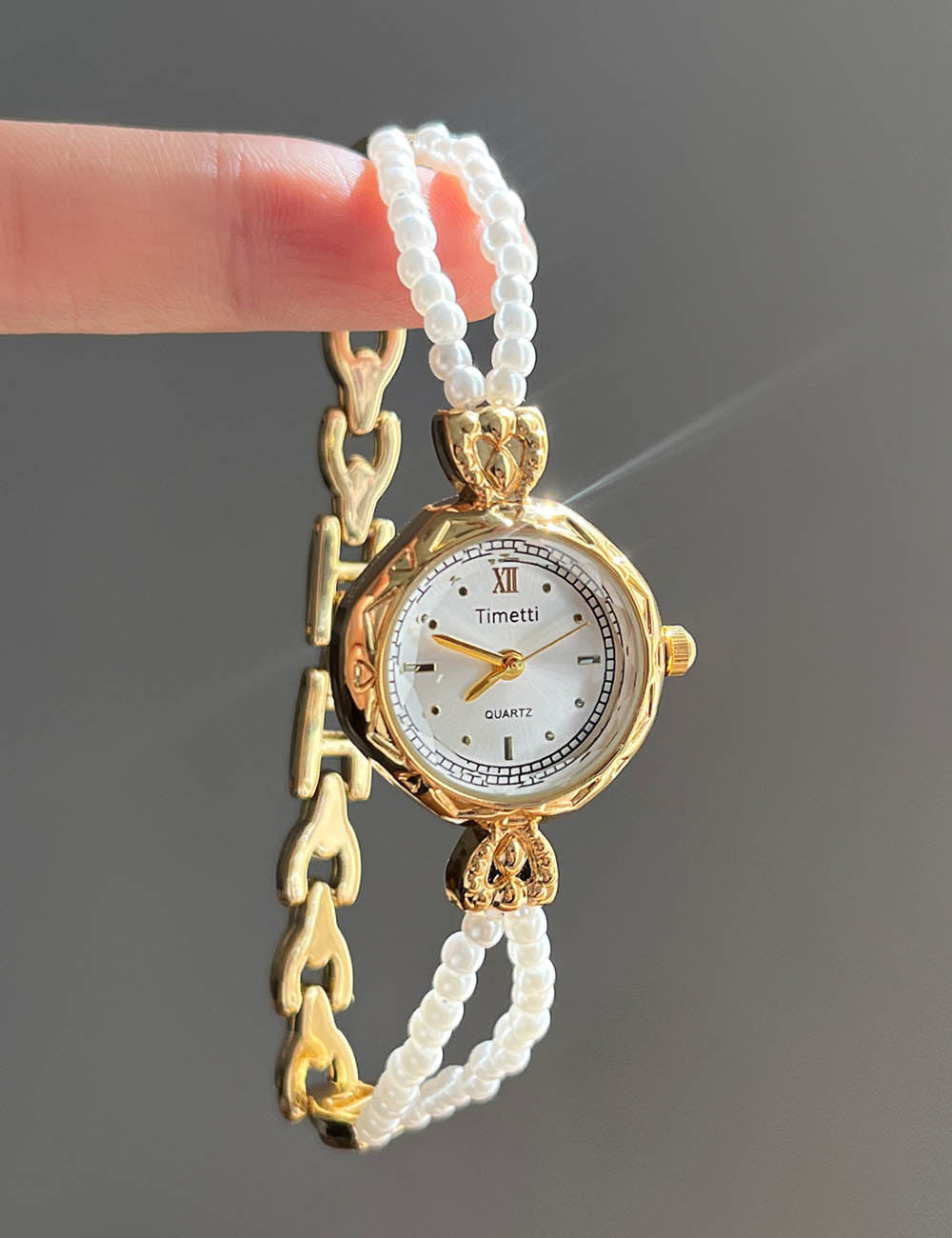 Elegant Pearl Bracelet Watch - DippedShop Wholesale - #1315