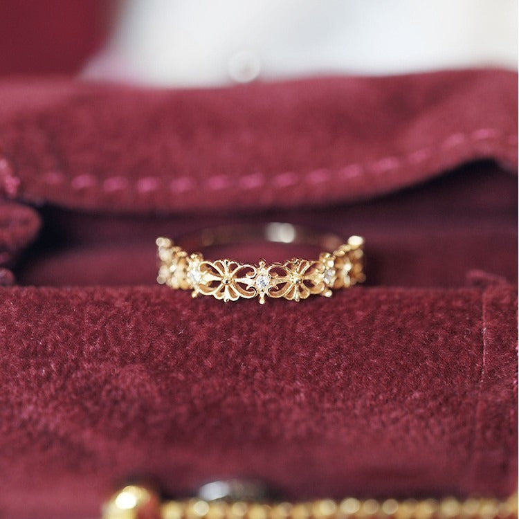 Vintage Gold Plated Cubic Zirc - DippedShop Wholesale - #1699