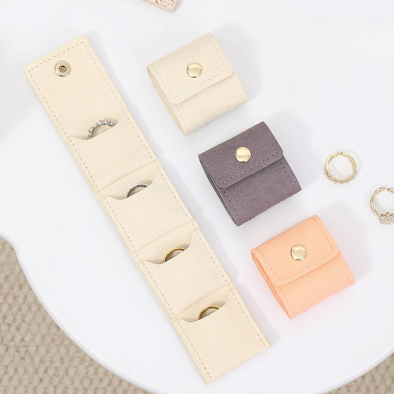 Mini Solid Color Roll Up Jewelry Organizer Bag 8CW6BOB355L