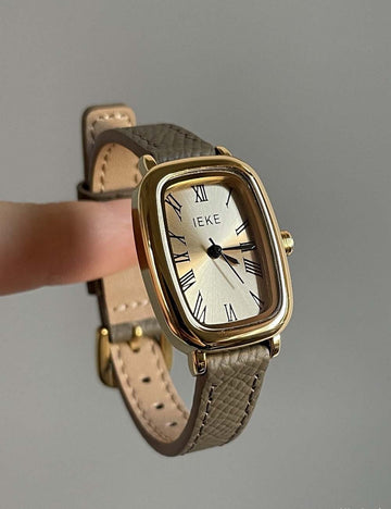 Elegant Roman Dial Small Rectangle Quartz Watch DP25F744
