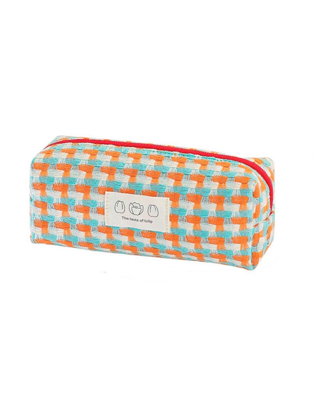 Simple Colorful Woven Pencil Case Pouch DP25E944