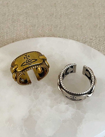 Vintage Punk Saturn Ring - DippedShop Wholesale - #3091