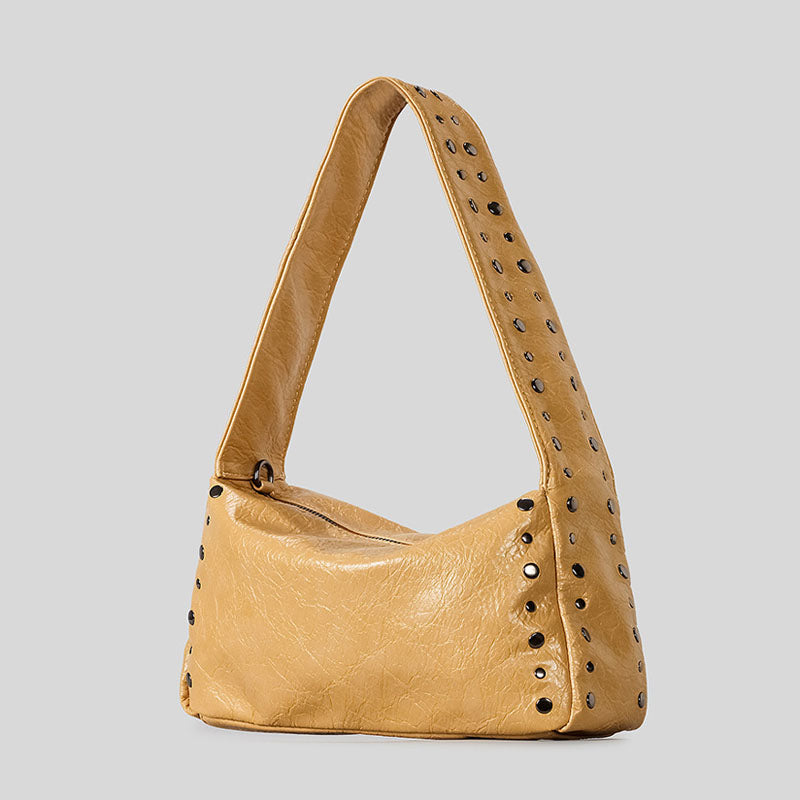 Studded Punk Shoulder Bag - DippedShop Wholesale - #6995