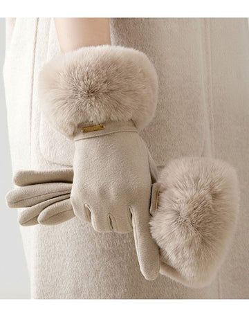 Winter Faux Fur Gloves - DippedShop Wholesale - #6787