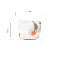 Tulip Jacquard Pleated Cosmetic Bag - DippedShop Wholesale - #4883