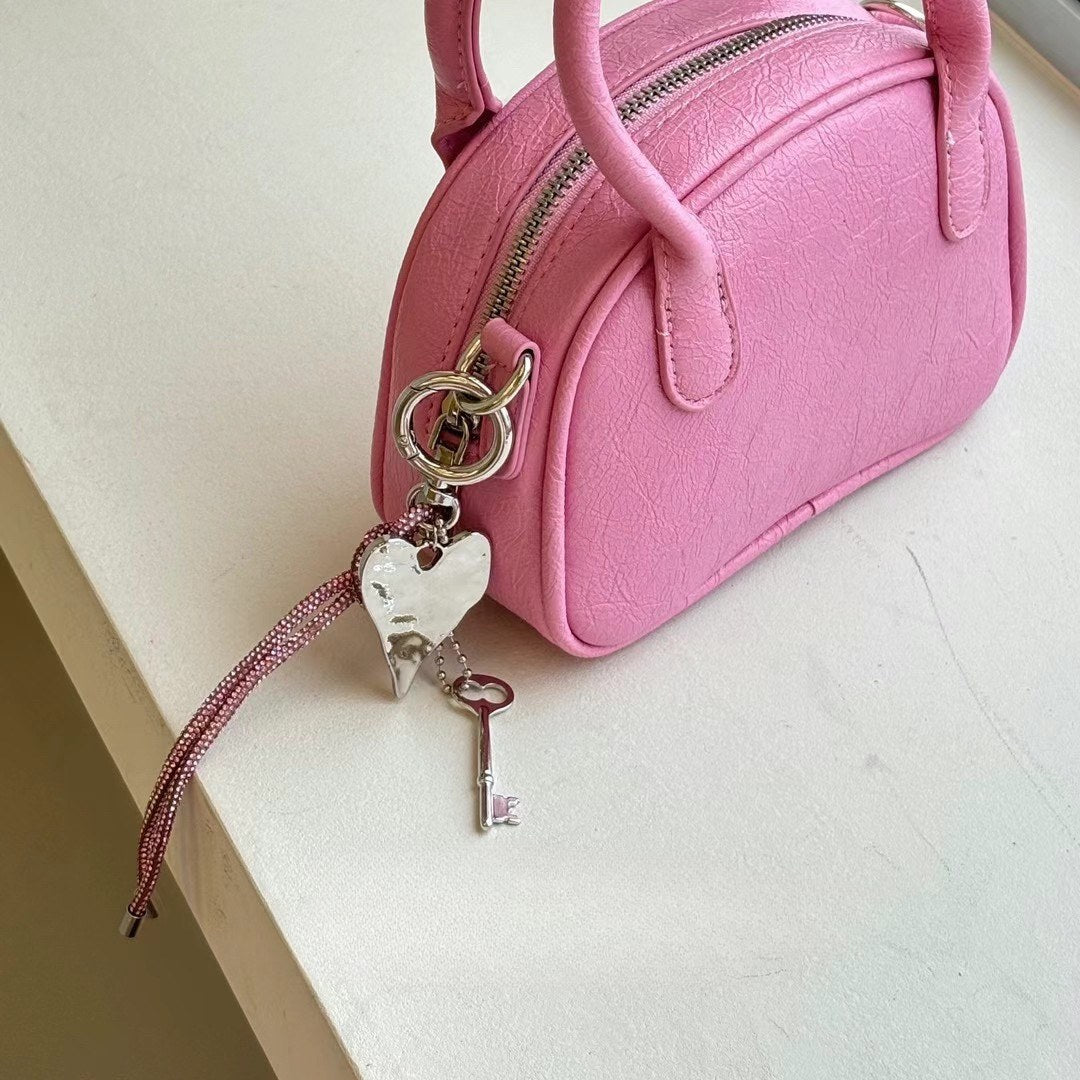 Silver Love Keychain Bag Charms DP25B545
