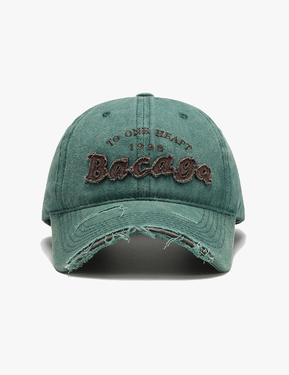 Distressed Washed Letter Embroidered Baseball Cap DP25E969