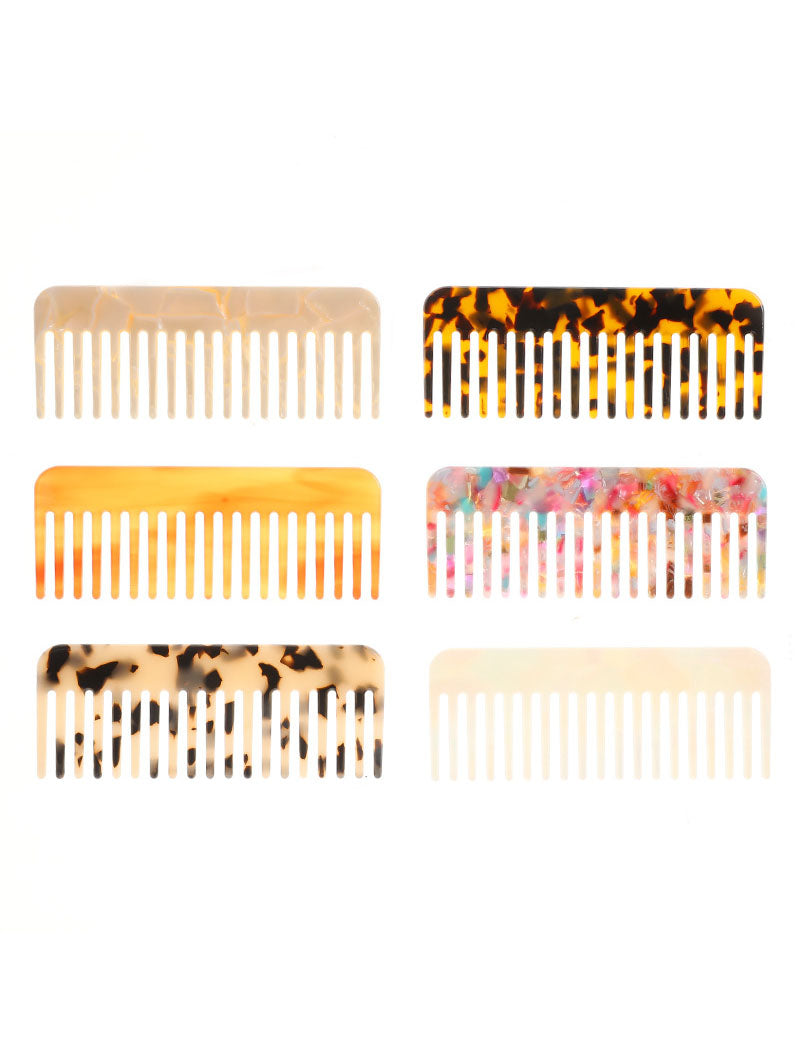 Acrylic Square Mini Portable Hair Combs DP25E687