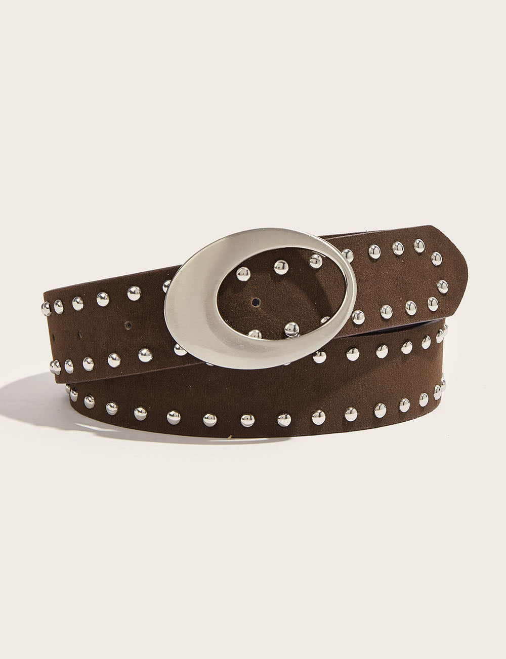 Retro Studded Wide Leather Waist Belt MK2LEEP6W6JBT48