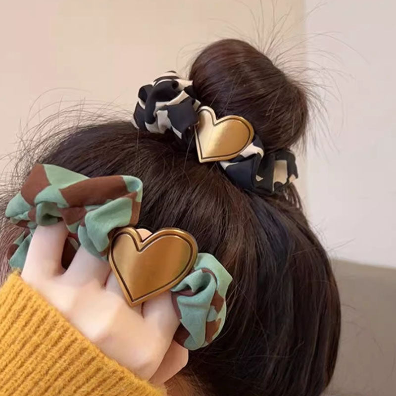 Heart Elastic Hair Tie - DippedShop Wholesale - #3315