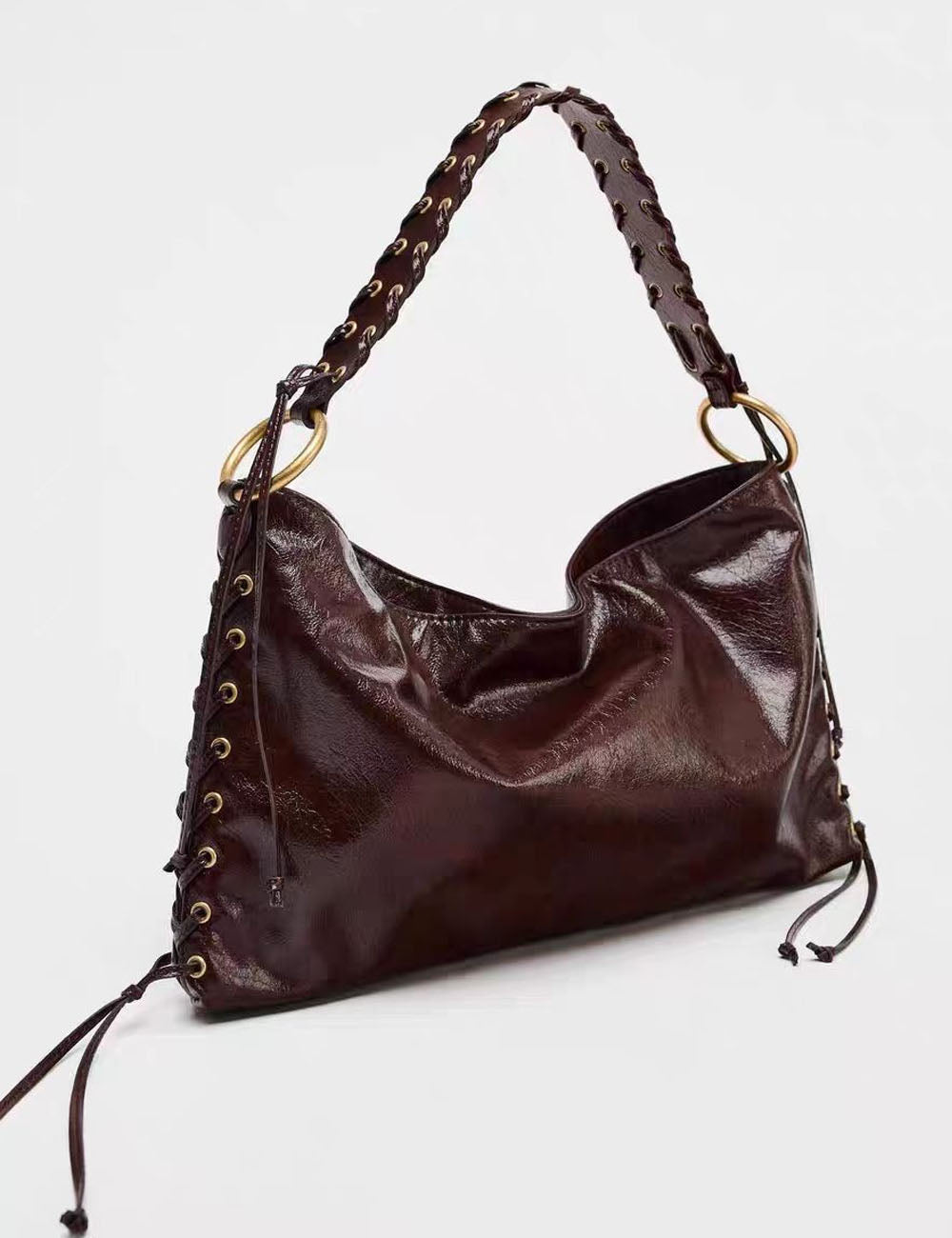 Studded Punk Shoulder Bag - DippedShop Wholesale - #5859