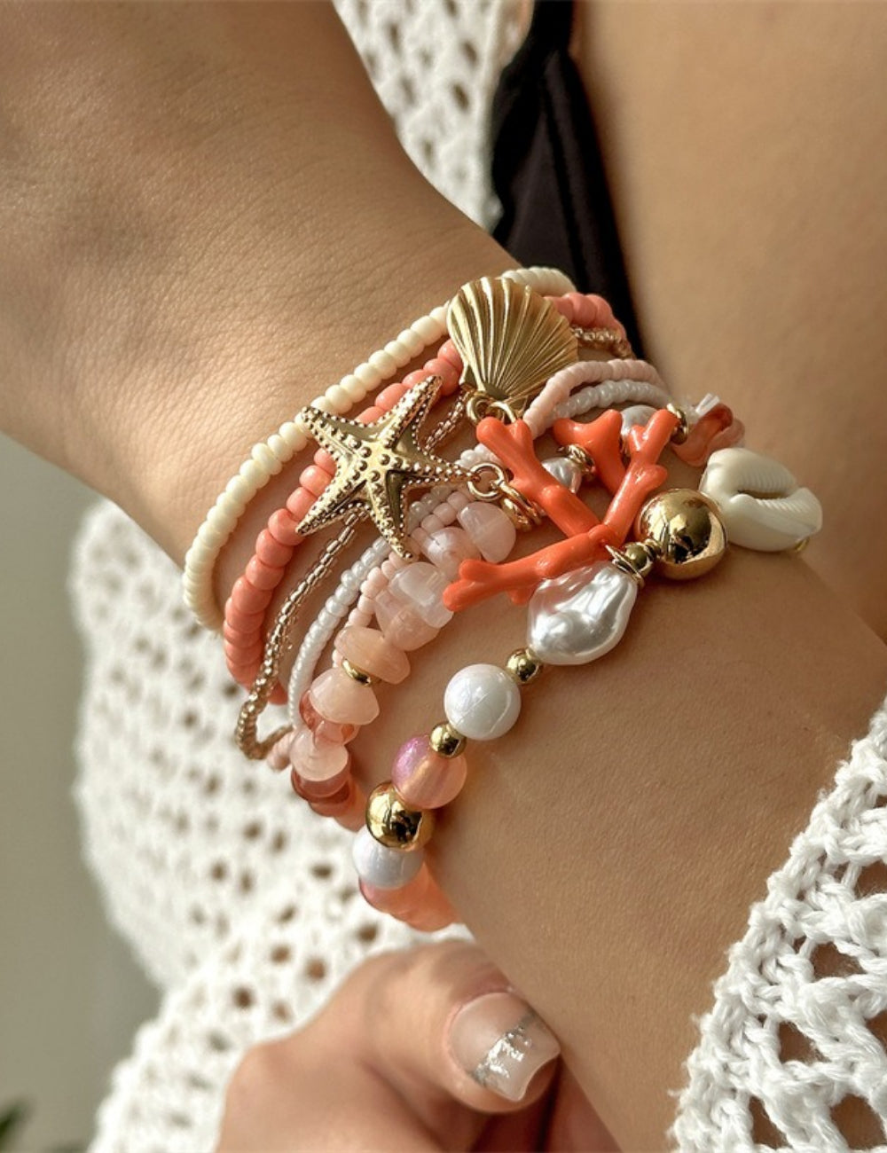 Retro Boho-Style Pearl Beads C - DippedShop Wholesale - #0435