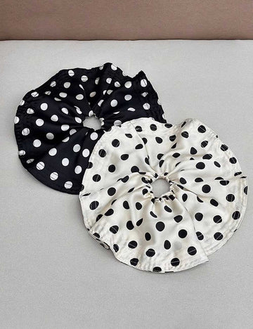 Polka Dot Hair Scrunchie - DippedShop Wholesale - #1875