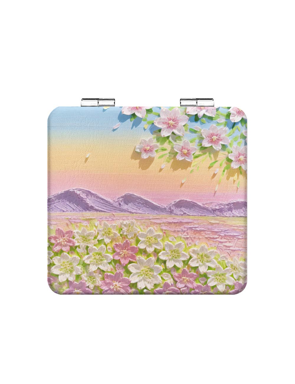 Portable Dual-Sided Makeup Mirror - DippedShop Wholesale - #3699