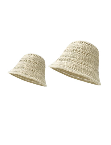 Solid Color Hollow Out Knitted Fisherman Hat DP25E418