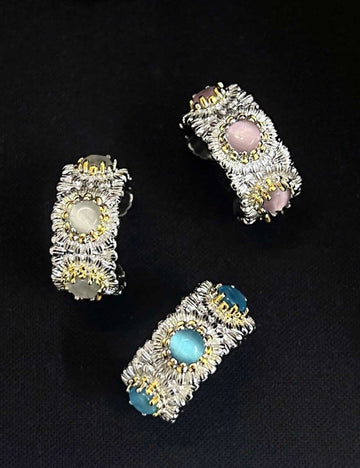 Vintage Flower Adjustable Open Ring DP25F765