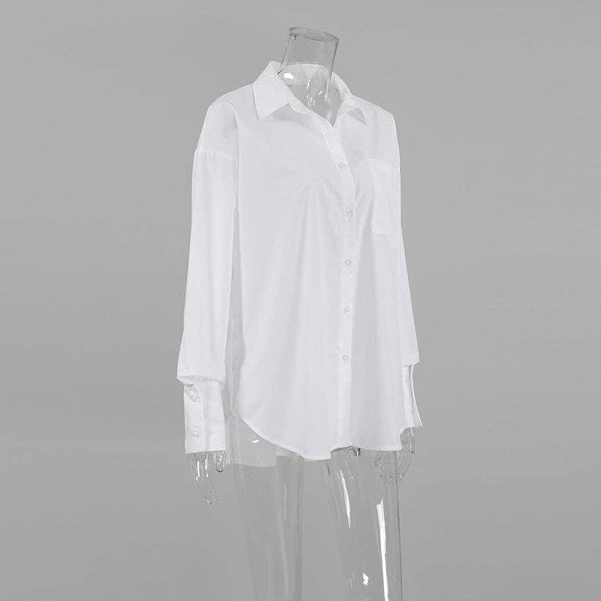 Lapel Casual Shirt - DippedShop Wholesale - #5715