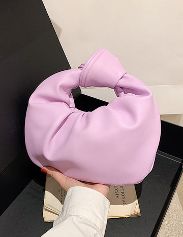 Minimalist Crescent Leather Handbag - DippedShop Wholesale - #1507