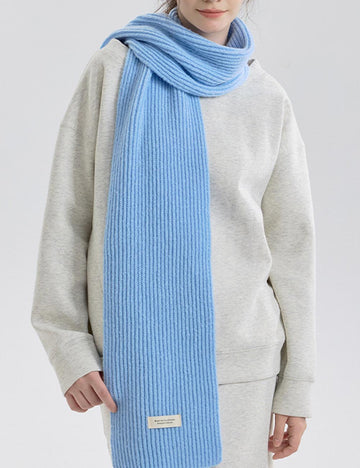 Soft Warm Solid Color Shawl Knit Scarf DP25H666