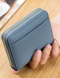 Simple Solid Color Card Case W - DippedShop Wholesale - #8291