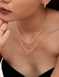 Zirconia Starburst Choker Necklace - DippedShop Wholesale - #0979