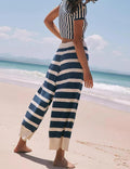 Striped Top and Pants Set - DippedShop Wholesale - #2051