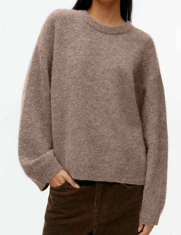 Fall Crew Neck Casual Thicken Warm Sweater DP25G954